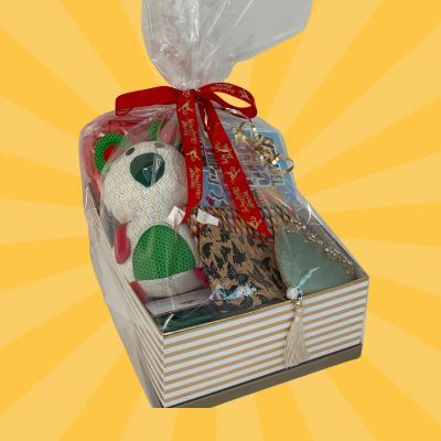 6th Prize Travel Bug games, pencil cases,  teddy bear and kids hood towel