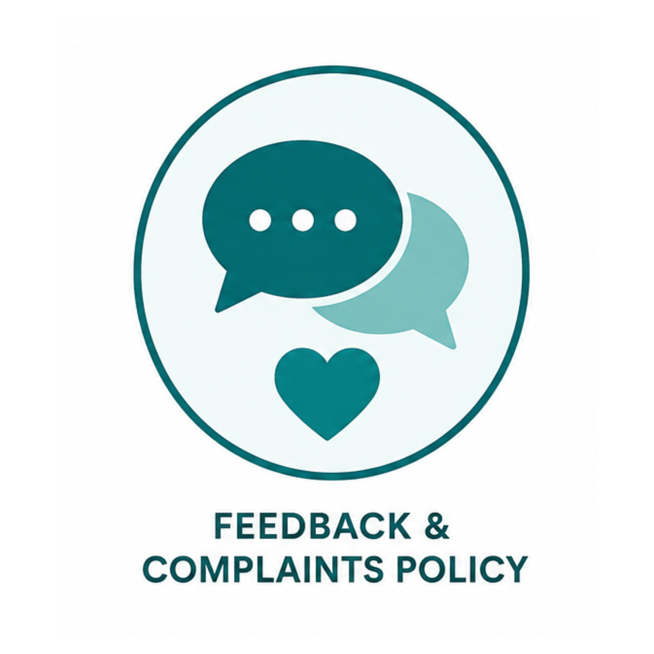 talk bubbles feedback is welcome icon